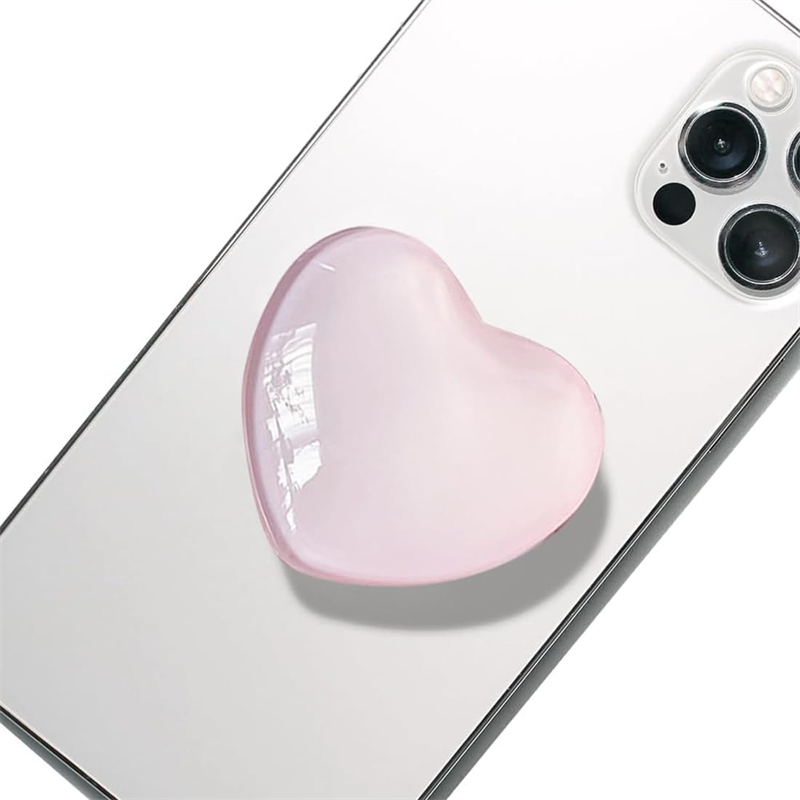 Phone Accessories Vending Machine - 3D 하트 모양 크리스탈 접이식 핑거