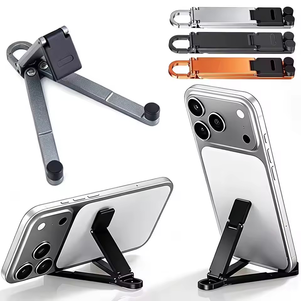 Desk Phone Stand - 접이식 키체인 폰 스탠드 다각도 조절