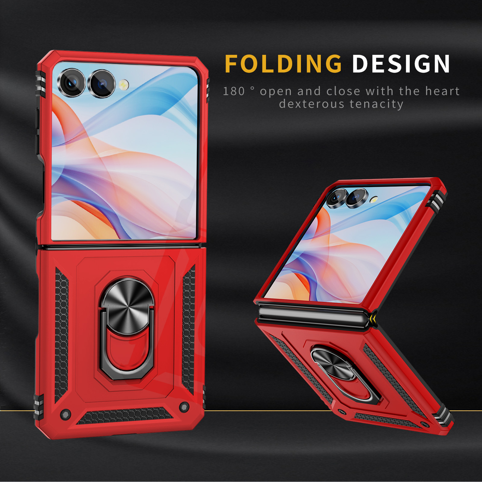 Phone Ring Holder - 삼성 갤럭시 Z 플립 7용 밀리터리