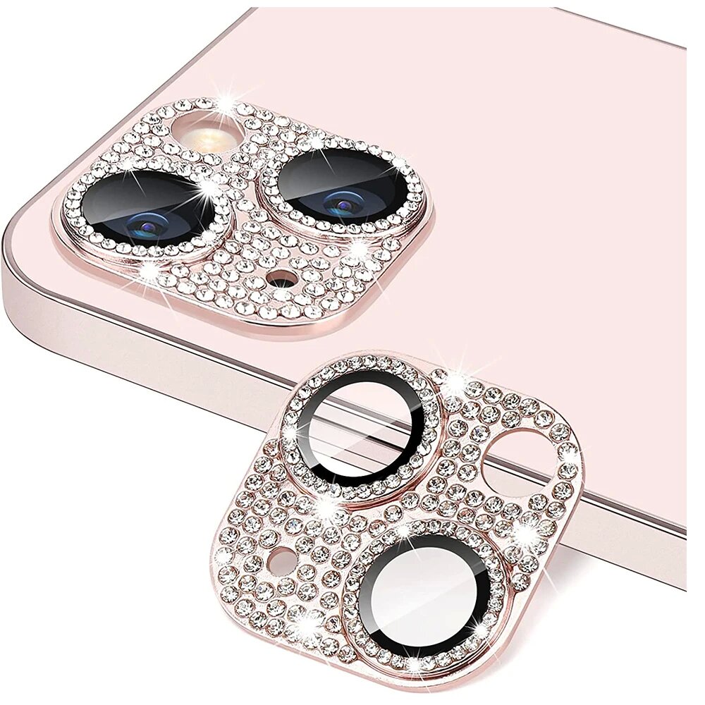 Phone Accessories Online - 반짝이 다이아몬드 카메라 렌즈 보호 케이스