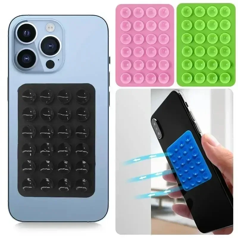 Phone Accessories Holder - 실리콘 접착식 스마트폰 거치대, 미끄럼 방지