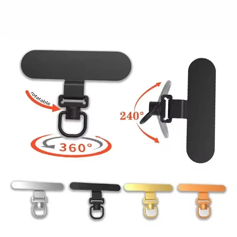 Phone Accessories Holder - 360도 회전 폰 끈 클립 금속