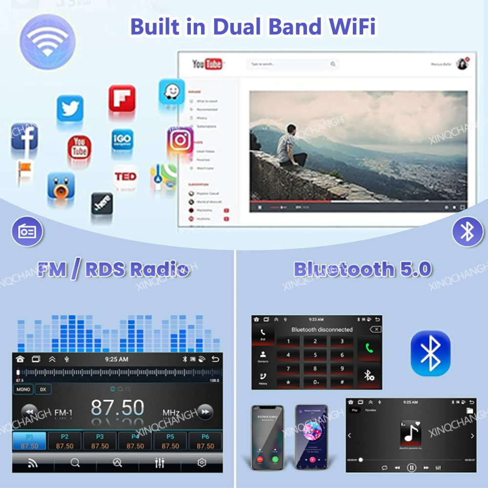 안드로이드 16 카 라디오 카플레이 자동차용 키아 옵티 - Phone Accessories Android 리뷰 및 가격