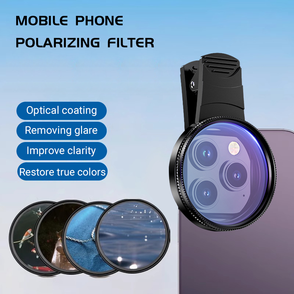 52MM 휴대폰 렌즈 범용 편광판 카메라(클립 카메라  - Phone Accessories Android 리뷰 및 가격
