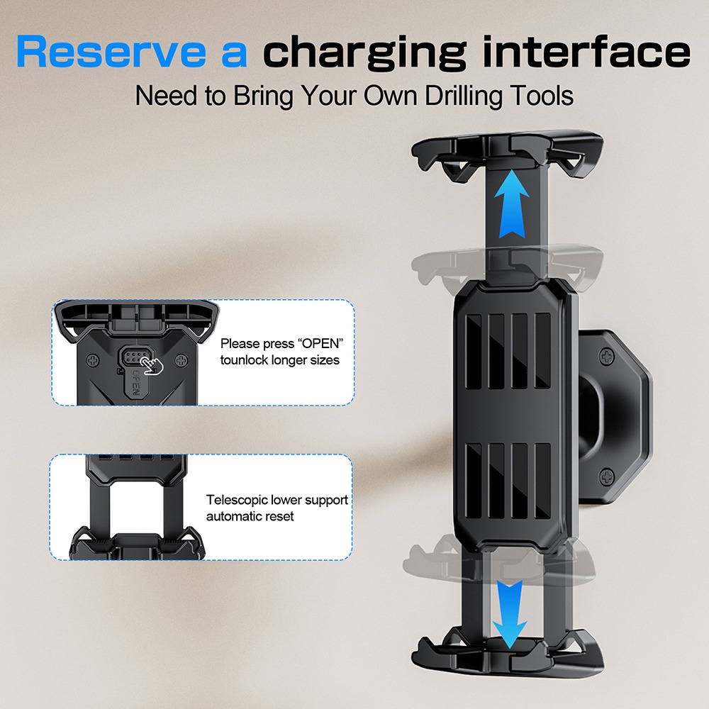 벽걸이형 휴대폰/태블릿 거치대, 조절 가능한 클램프,  - Phone Accessories Holder 리뷰 및 가격