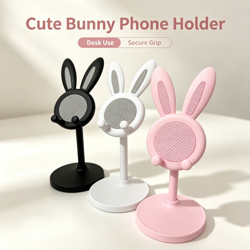 귀여운 토끼 모양 휴대폰 거치대, 조절 가능한 책상용  - Desk Phone Stand 리뷰 및 가격