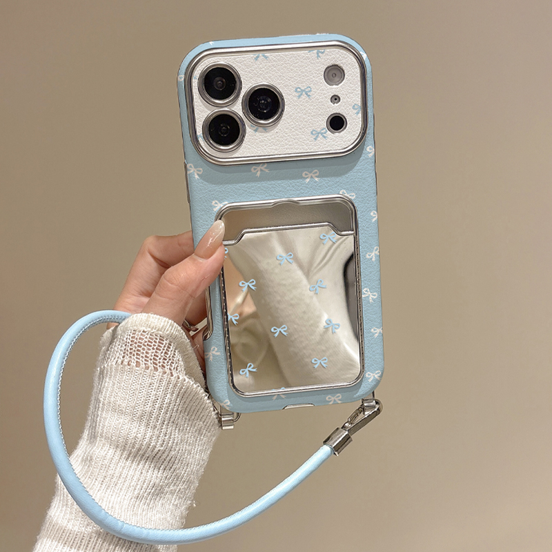 귀여운 리본 거울 카드 홀더 폰 케이스 (아이폰17 1 - Phone Accessories Holder 리뷰 및 가격
