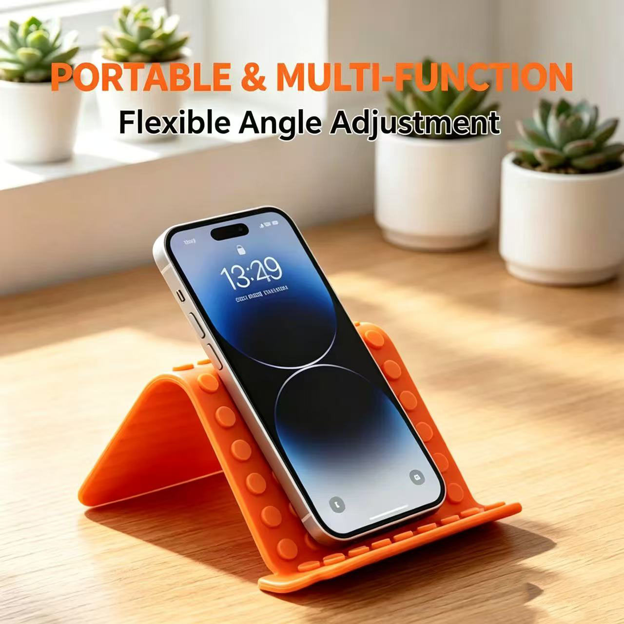 휴대용 범용 휴대폰 거치대 각도 조절 가능 실리콘 데스 - Desk Phone Stand 리뷰 및 가격