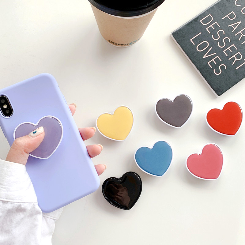유니버설 하트 모양 접이식 핑거 링 그립톡 폰 홀더 ( - Phone Accessories Vending Machine 리뷰 및 가격