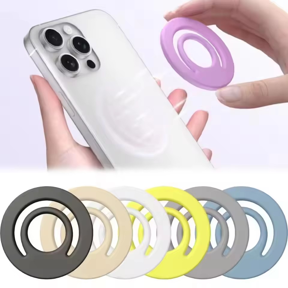 자석 실리콘 스탠드 핑거 링 차량용 핸드폰 홀더 아이폰 - Phone Accessories Android 리뷰 및 가격
