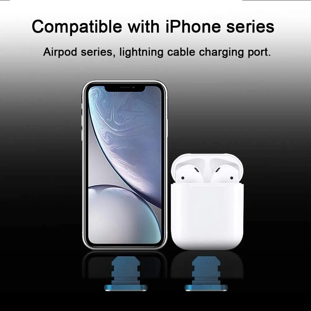 2개입 메탈 먼지 마개 충전 포트 먼지 마개 아이패드  - Phone Accessories Online 리뷰 및 가격