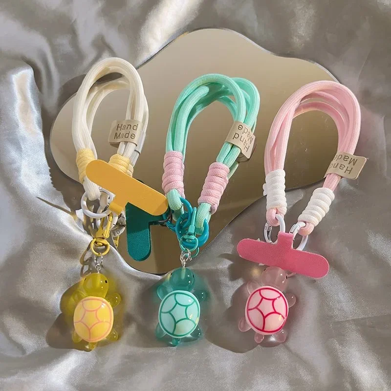유니버설 브레이드 휴대폰 끈 스트랩 만화 거북이 모양  - Phone Ring Holder 리뷰 및 가격