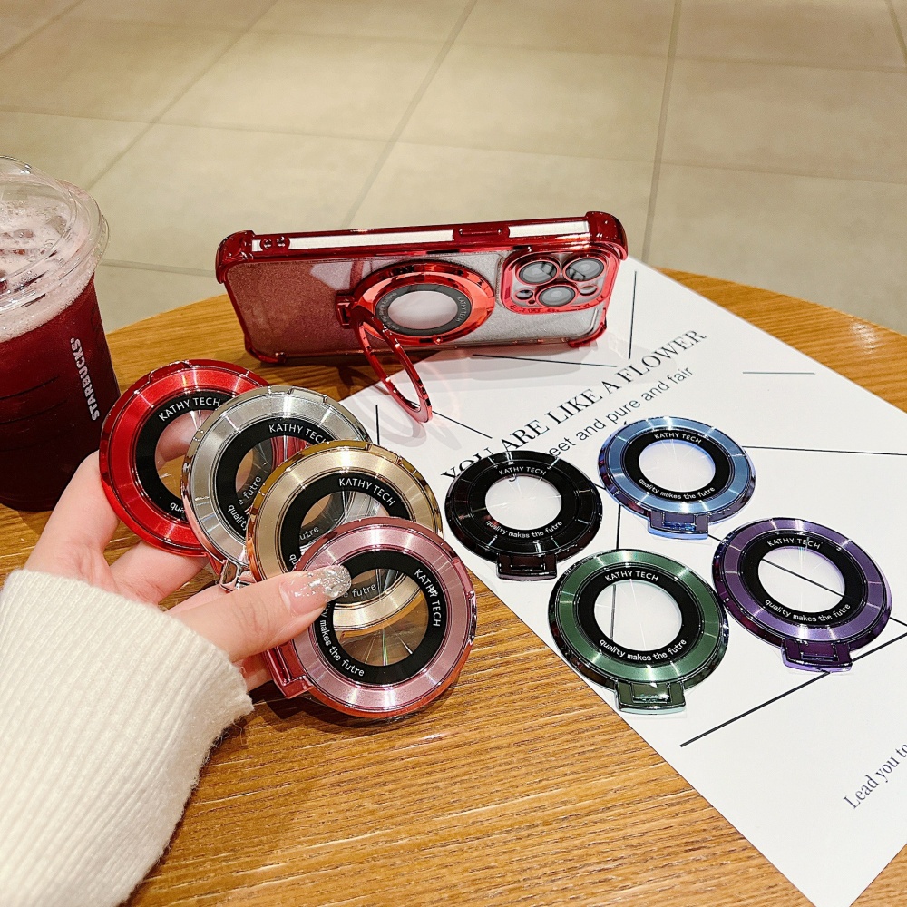 마그네틱 브래킷 링 스탠드 유니버설 럭셔리 도금 전화  - Phone Accessories Online 리뷰 및 가격