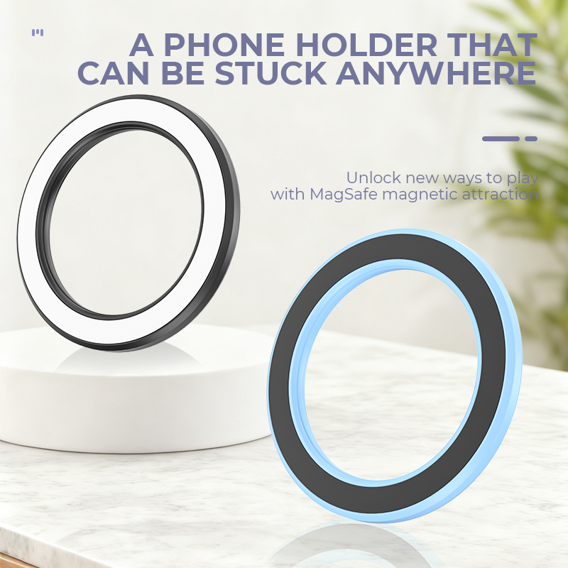맥세이프 강력 자석 링 폰 홀더 스탠드 접착식 자석 벽 - Phone Accessories Holder 리뷰 및 가격