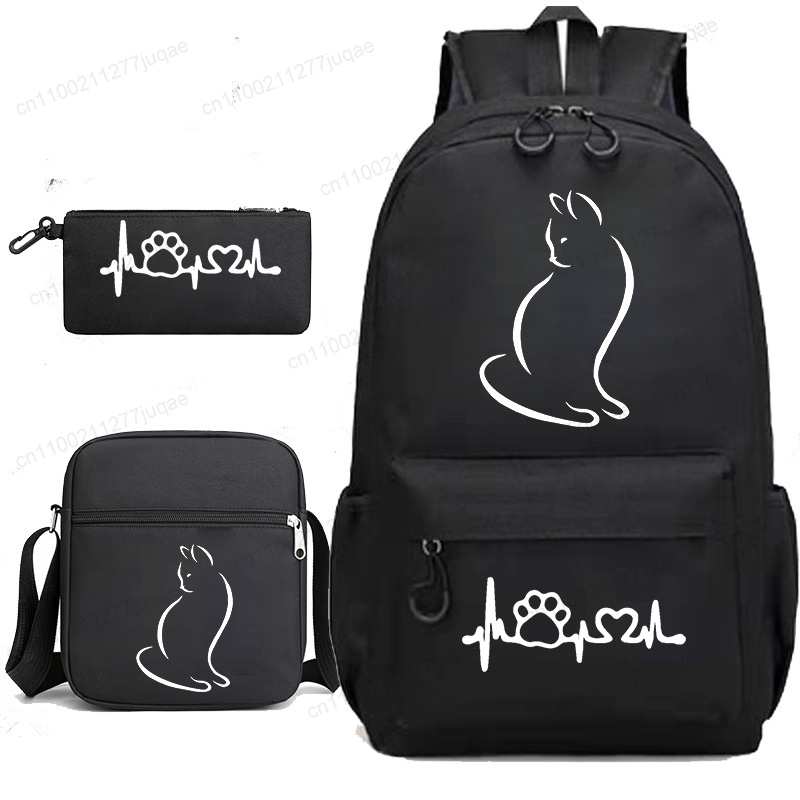 치비 애니메이션 고양이 3종 가방 세트, 여학생 남학생 - Phone Accessories Wholesale In China 리뷰 및 가격