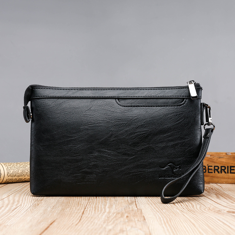 브랜드 디자인 남성용 봉투형 클러치 백 프리미엄 PU  - Phone Accessories Business 리뷰 및 가격