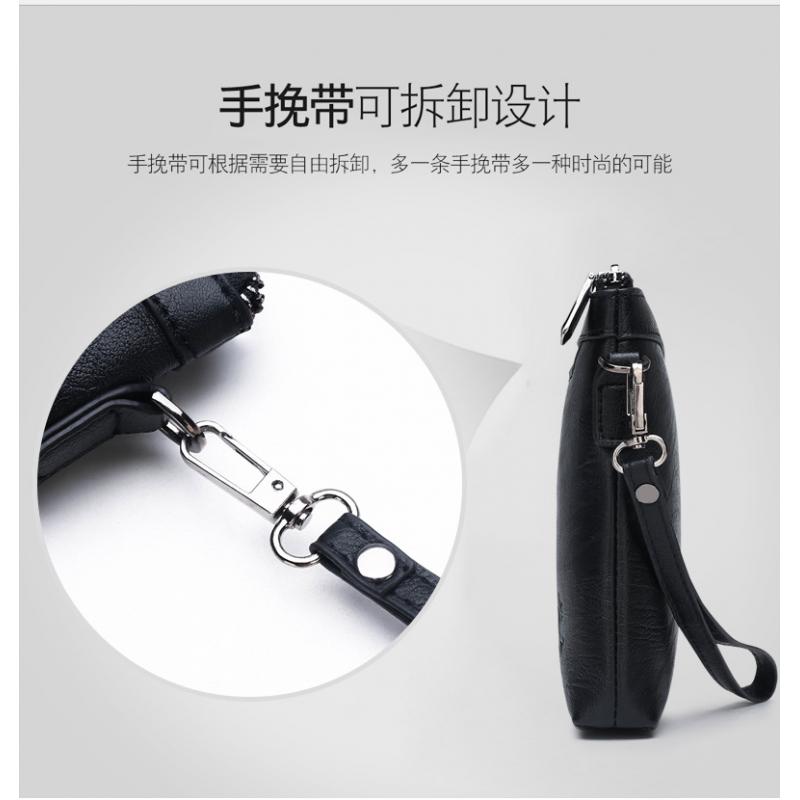 브랜드 디자인 남성용 봉투형 클러치 백 프리미엄 PU  - Phone Accessories Business 리뷰 및 가격