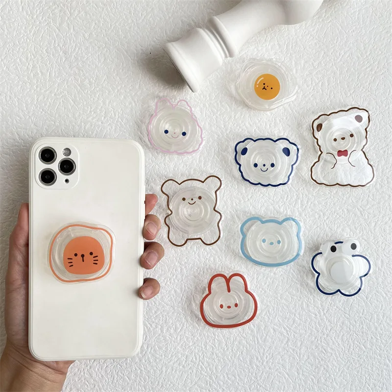 만화 동물 한국어 INS 귀여운 곰 접는 그립 홀더 소 - Phone Accessories Vending Machine 리뷰 및 가격