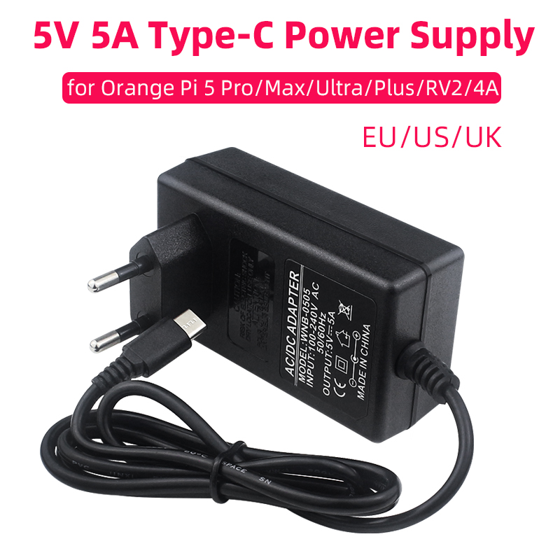 Orange Pi 5V 5A 전원 공급 장치 Type- - Phone Accessories Uk 리뷰 및 가격