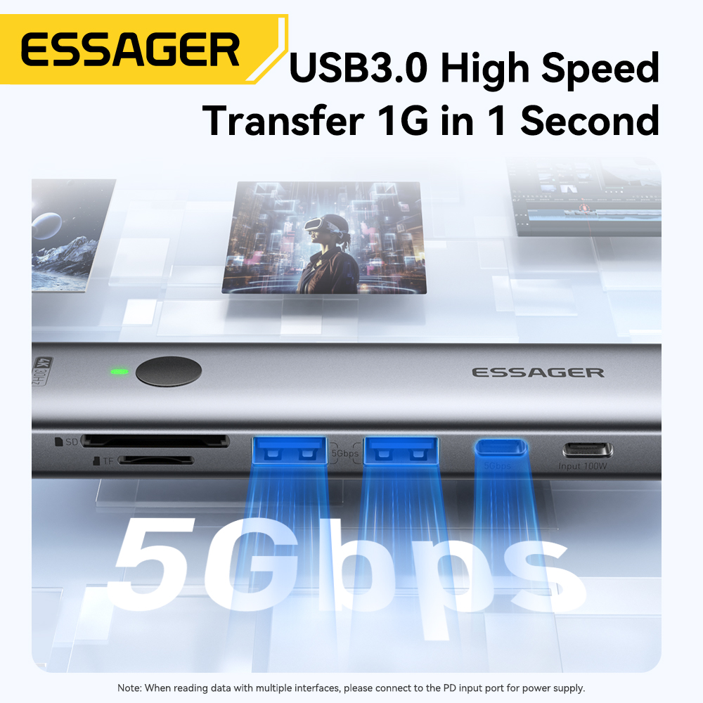 Essager USB C 허브, 맥북, 노트북, 아이패 - Hdmi Phone Adapter 리뷰 및 가격