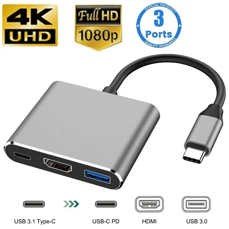 스위치/전화/컴퓨터용 Type-C 3-in-1 멀티포트 - Hdmi Phone Adapter 리뷰 및 가격