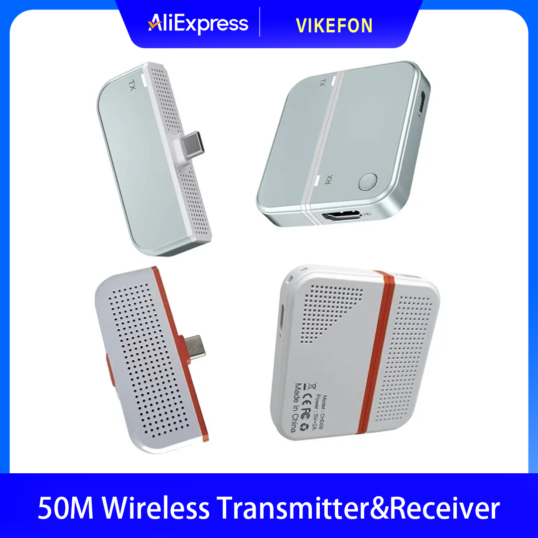 50M 유형 C HDMI 호환 무선 비디오 송신기 수신 - Hdmi Phone Adapter 리뷰 및 가격