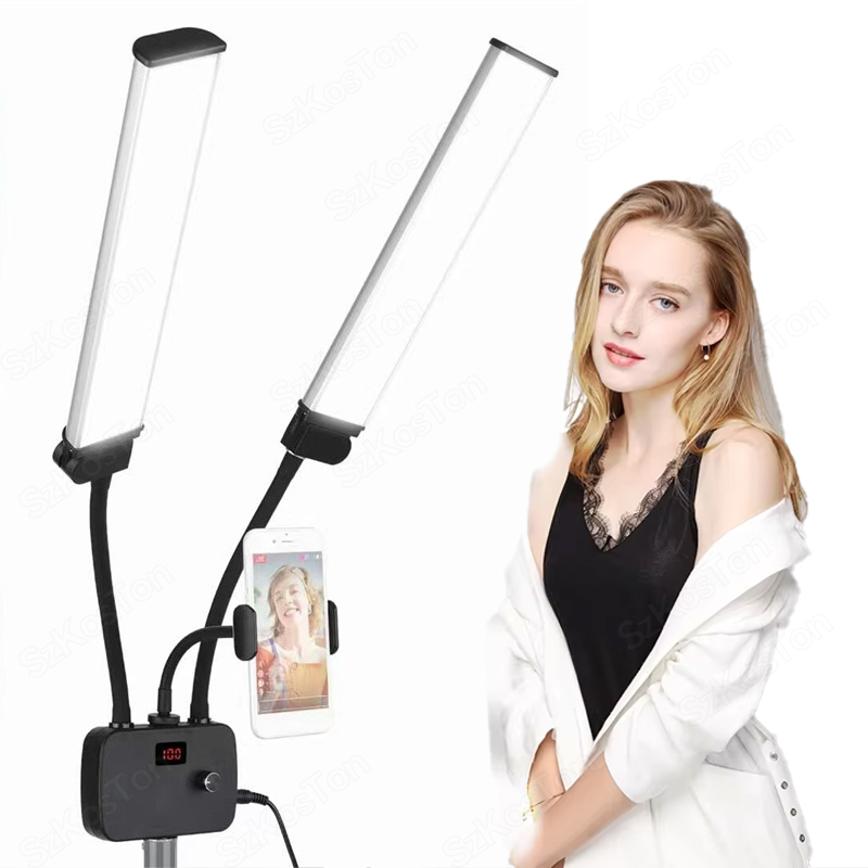 45W LED 비디오 라이트 더블 암 채우기 LED 라 - Led Strip Selfie 리뷰 및 가격